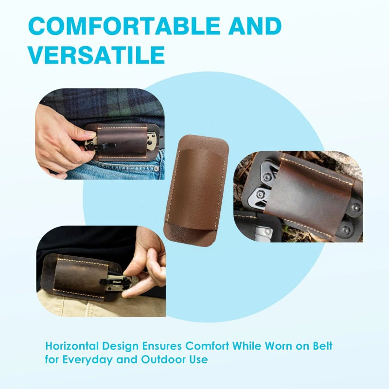 “נרתיקי עור לסכינים | נרתיק לשימוש יומי (EDC) | נשיאה ואחסון סכינים מתקפלים | נרתיק מותניים | כיסוי עור לסכין | אביזרי חוץ”