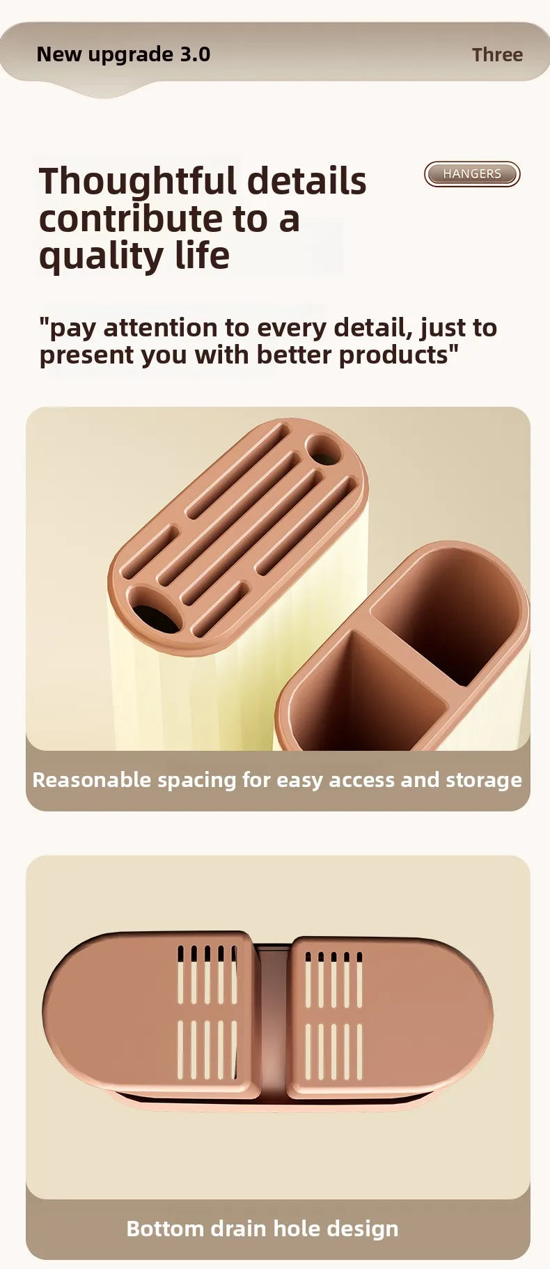 מתקן אחסון למטבח המודרני – כולל מקום להנחת קרש חיתוך, סכינים, מקלות אכילה ואפילו מקום לטלפון בזמן העבודה!