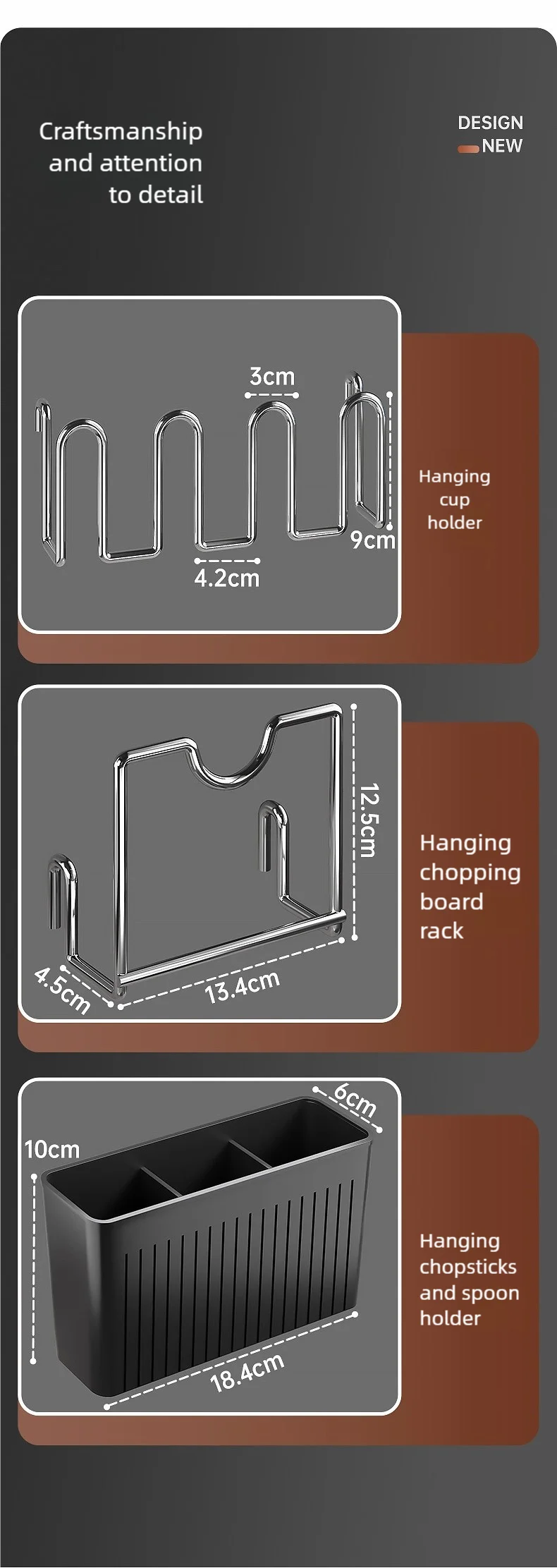 מתקן ייבוש לכלים למטבח – מדף נירוסטה מתקפל לאחסון סכינים, מזלגות, כוסות ומקלות אכילה, רב-תכליתי לשולחן או למשטח עבודה.
