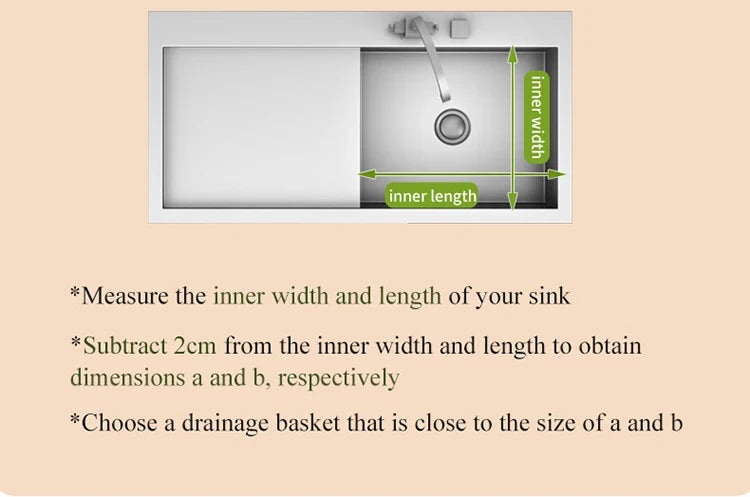 Kitchen Organizer Stainless Steel Soap Sponge Holder Adjustable Vegetable Drain Basket Sink Rack Telescopic Washing Drainer