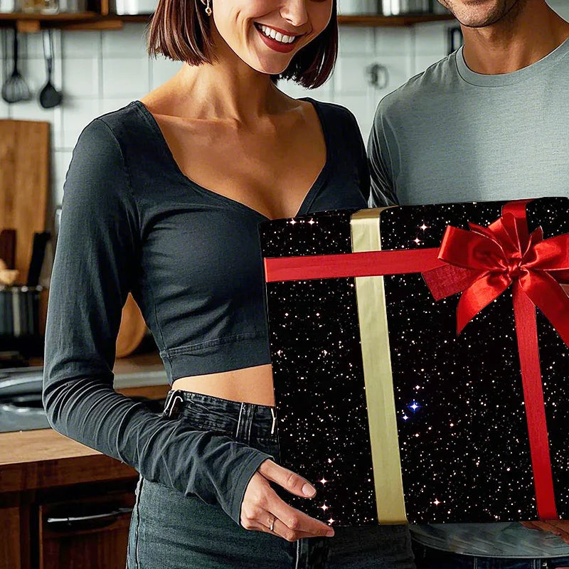 סט סכינים 6 חלקים מבית **Astercook**, כולל מגני להבים. עשוי מפלדת אל-חלד גרמנית עתירת פחמן, חד ועמיד לאורך זמן. מתאים למדיח כלים – סט מושלם למטבח מקצועי או ביתי.