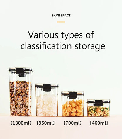 "מארגן מטבח | כלי אחסון לבית | צנצנות סוכר ודגנים | קופסאות אחסון"