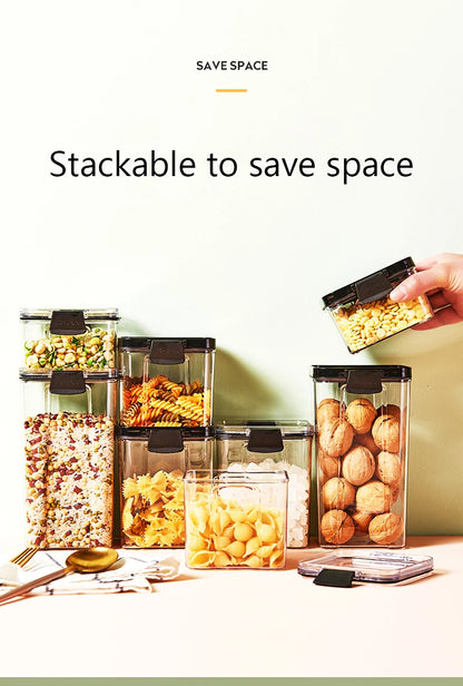 "מארגן מטבח | כלי אחסון לבית | צנצנות סוכר ודגנים | קופסאות אחסון"