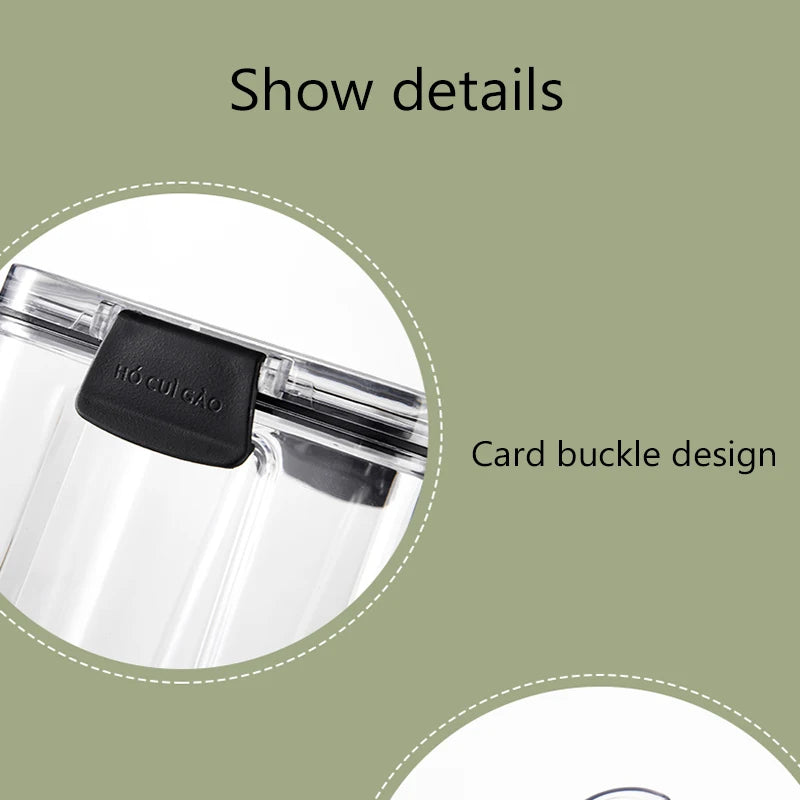 "מארגן מטבח | כלי אחסון לבית | צנצנות סוכר ודגנים | קופסאות אחסון"