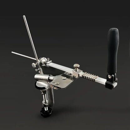 RUIXIN Pro Multifunctional Fixed Angle Knife Sharpener 360° Rotary Stone Sharpening System Spyderco Diamond Grinder Apex Edge