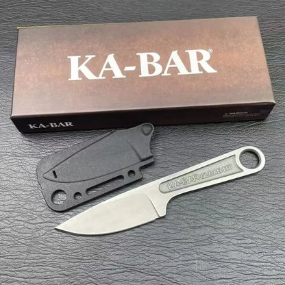 סכין עשוי נירוסטה טקטית להישרדות בשטח, רב-תכליתית וניידת; כוללת נדן.