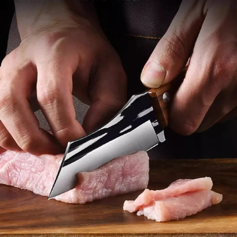 סט סכינים רב־תכליתי 3 חלקים  סט מקצועי 3 יחידות סכינים יעודיות לבשר וירקות – כולל סכין ייעודית להסרת עצמות, עשויה פלדת אל-חלד חדה לחיתוך בשר, וסכין פירות ניידת ונוחה לשימוש.