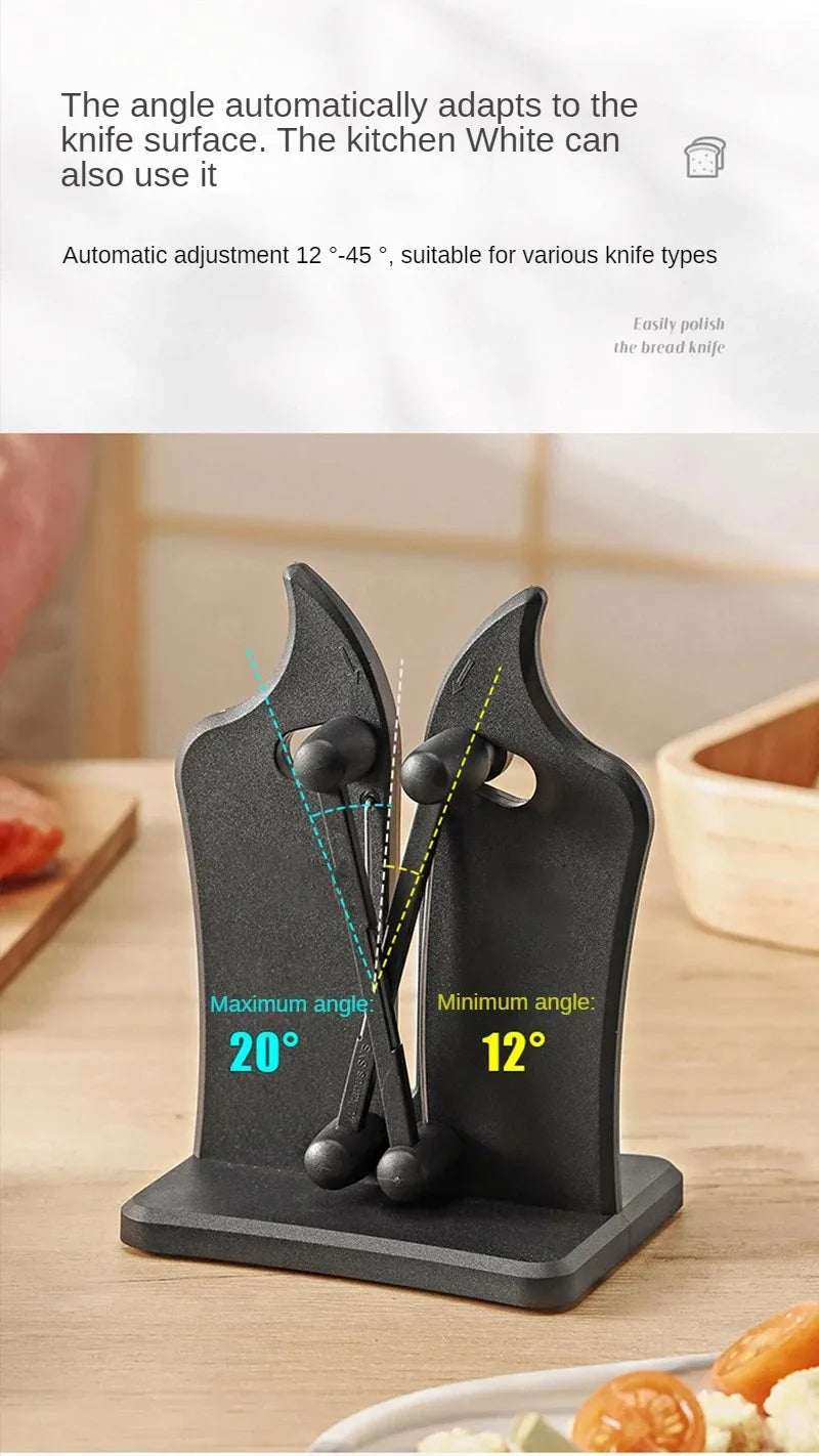 משחיז סכינים למטבח – כלי השחזה נוח ובטוח לשימוש, מתאים לסכיני שף, סכיני דמשק וכל סוגי סכיני המטבח.