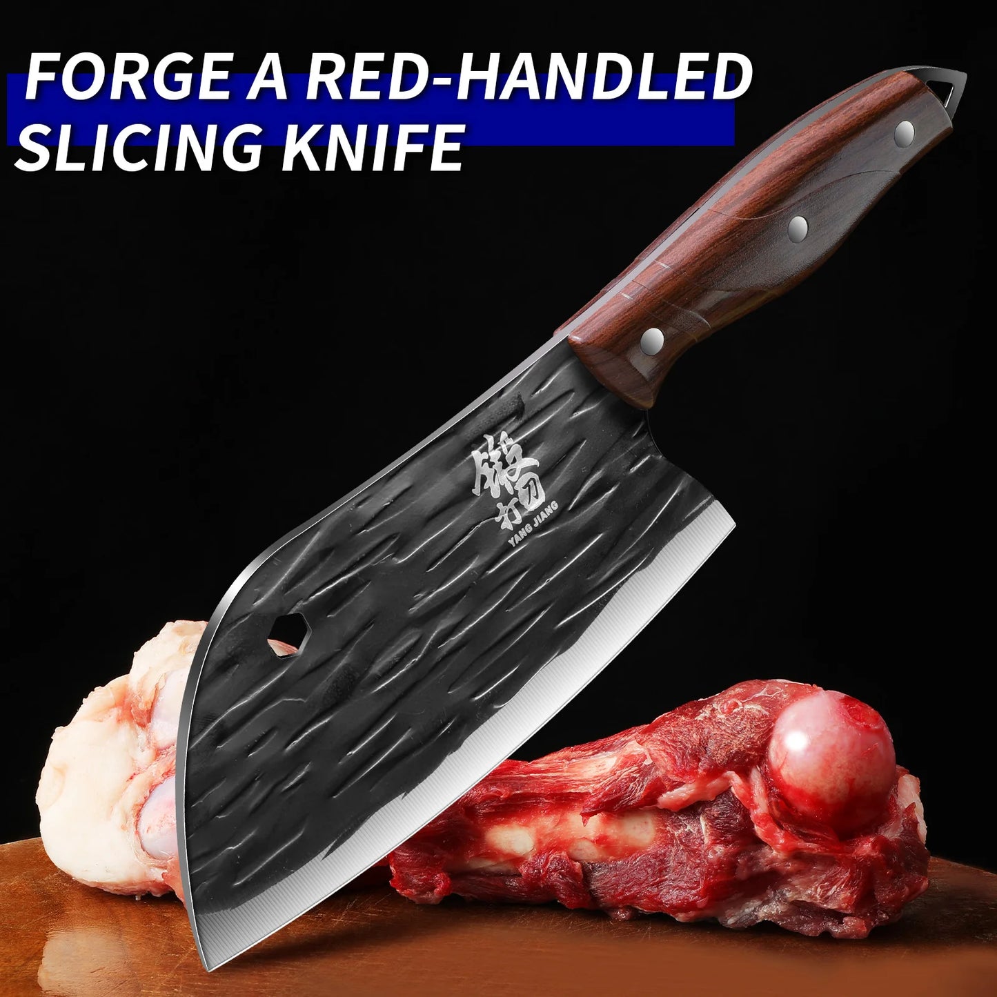 סכין מטבח רב־תכליתית מחושלת, עשויה פלדת אל־חלד איכותית לחיתוך ירקות ובשר. מתנה מושלמת ואביזר חיוני לכל מטבח.