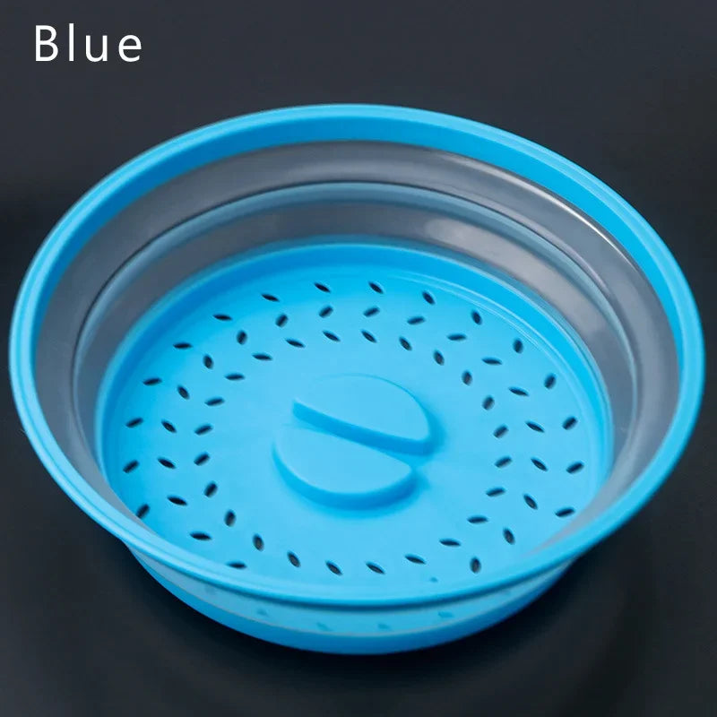 מכסה מתקפל למיקרוגל – מונע התזת שמן, שומר על טריות ומונע לכלוך בזמן חימום ובישול. פתרון נוח ויעיל למטבח נקי ומהיר.