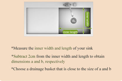 Kitchen Organizer Stainless Steel Soap Sponge Holder Adjustable Vegetable Drain Basket Sink Rack Telescopic Washing Drainer