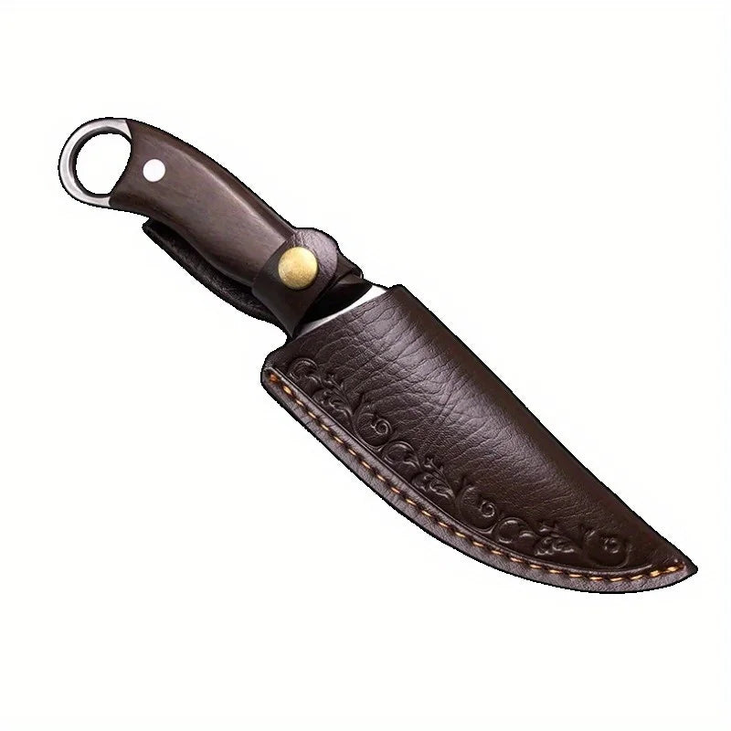 סכין מטבח מקצועית מנירוסטה – סכין חיתוך בשר, סכין קרב, פרס סכינים, לגיזום בשר ופירות, קמפינג ורב-שימושית, חדה במיוחד.