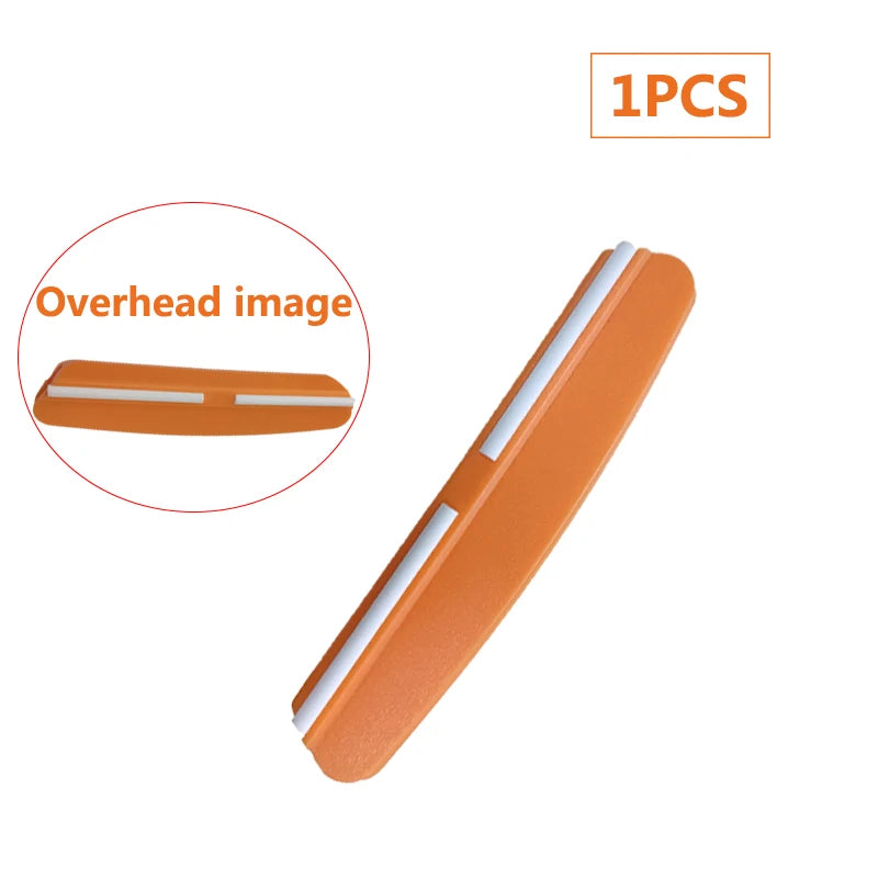 מחזיק להב סכיו להשחזת סכינים עם אבן השחזה בשיפוע של  15° לסכיני מטבח, אביזר עזר לאבן השחזה.