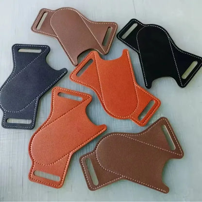 עם מחזיק לחגורה לאחסון סכינים למניעת שריטות  ...מתאים לסכין מתקפלת כלי עזר חובה לחובבי טבע טיילנים קמפינג ו\או עבודהג{נרתיקPU}