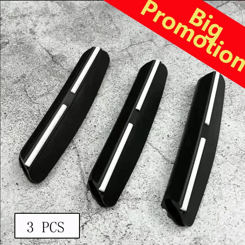 מחזיק להב סכיו להשחזת סכינים עם אבן השחזה בשיפוע של  15° לסכיני מטבח, אביזר עזר לאבן השחזה.