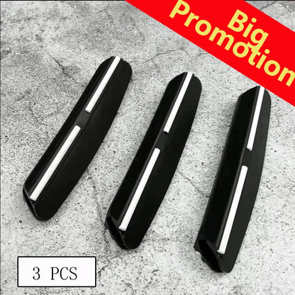 מחזיק להב סכיו להשחזת סכינים עם אבן השחזה בשיפוע של  15° לסכיני מטבח, אביזר עזר לאבן השחזה.