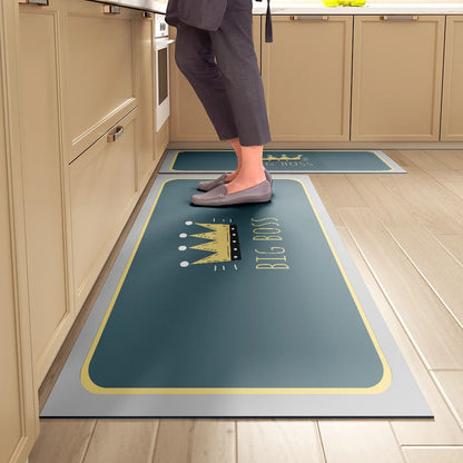מזרון סופג למטבח – מונע החלקה, עמיד למים וקל לניגוב. שטיחון נוח לעמידה לאורך זמן, ניתן לניקוי מיידי ללא כביסה. אידיאלי למטבח מודרני, מגן על הריצפה ומוסיף נוחות.