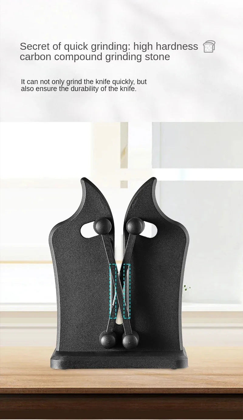 משחיז סכינים למטבח – כלי השחזה נוח ובטוח לשימוש, מתאים לסכיני שף, סכיני דמשק וכל סוגי סכיני המטבח.