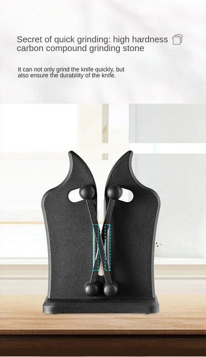 משחיז סכינים למטבח – כלי השחזה נוח ובטוח לשימוש, מתאים לסכיני שף, סכיני דמשק וכל סוגי סכיני המטבח.