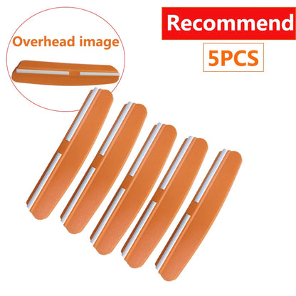 מחזיק להב סכיו להשחזת סכינים עם אבן השחזה בשיפוע של  15° לסכיני מטבח, אביזר עזר לאבן השחזה.