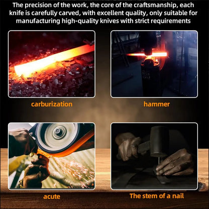 סט סכינים למטבח עם מעמד מעץ מלא – 15 חלקים, סכיני שף חדים מפלדת אל חלד, סכין לחם, סכין קצבים, סכיני פרי ובשר.