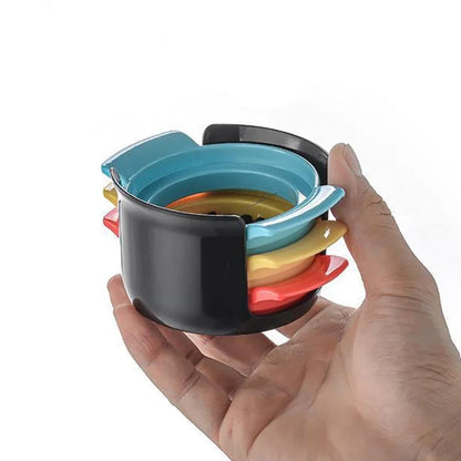 מתקן מטבח 3 ב-1: חותך ביצים, מפריד ביצים ושומר ביצים – כלי רב-תכליתי לבית לעיצוב ובישול קל.