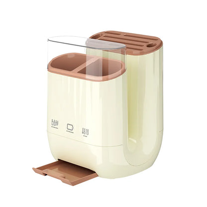 מתקן אחסון למטבח המודרני – כולל מקום להנחת קרש חיתוך, סכינים, מקלות אכילה ואפילו מקום לטלפון בזמן העבודה!