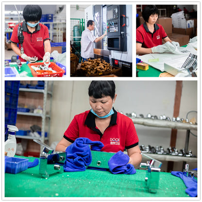 ברז מטבח שחור עם ראש נשלף, גוף מיקסר מניקל מוברש, מצב זרם ורסס, עיצוב מודרני למטבח.